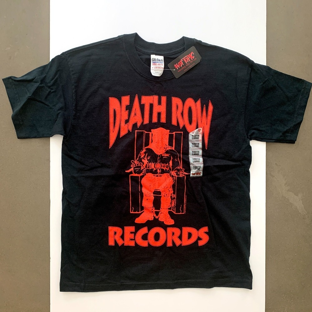 Hot‎ Topic Youth L Death Row Records 100% Cotton Vintage T shirt